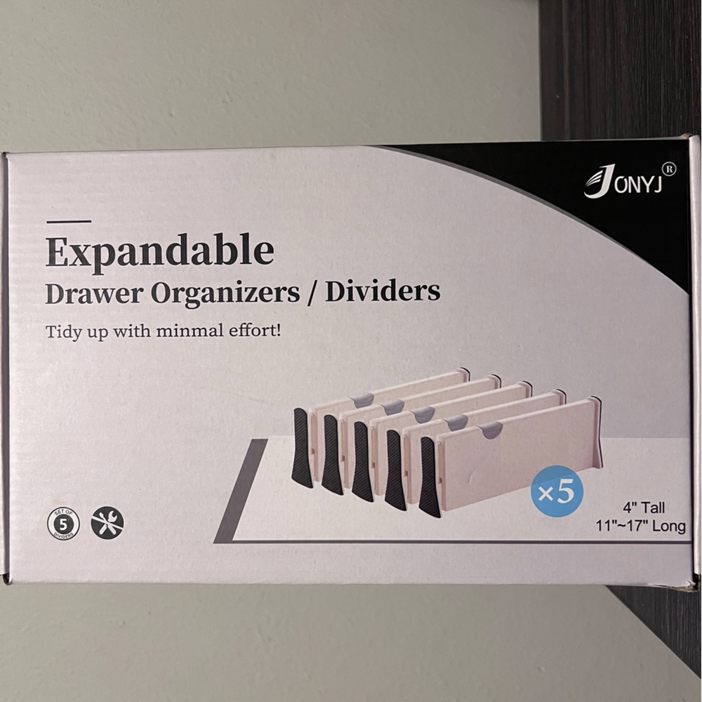 Expandable drawer dividers